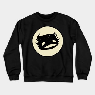 Alien Bat Signal 135 (dark tees) Crewneck Sweatshirt